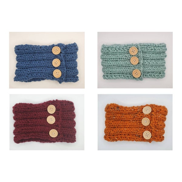 Extra cosy aran wool dog snood 4 colours