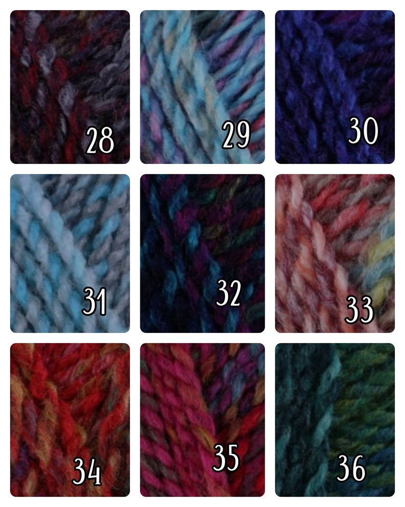 59 colours super warm chunky wool Mama socks image 8