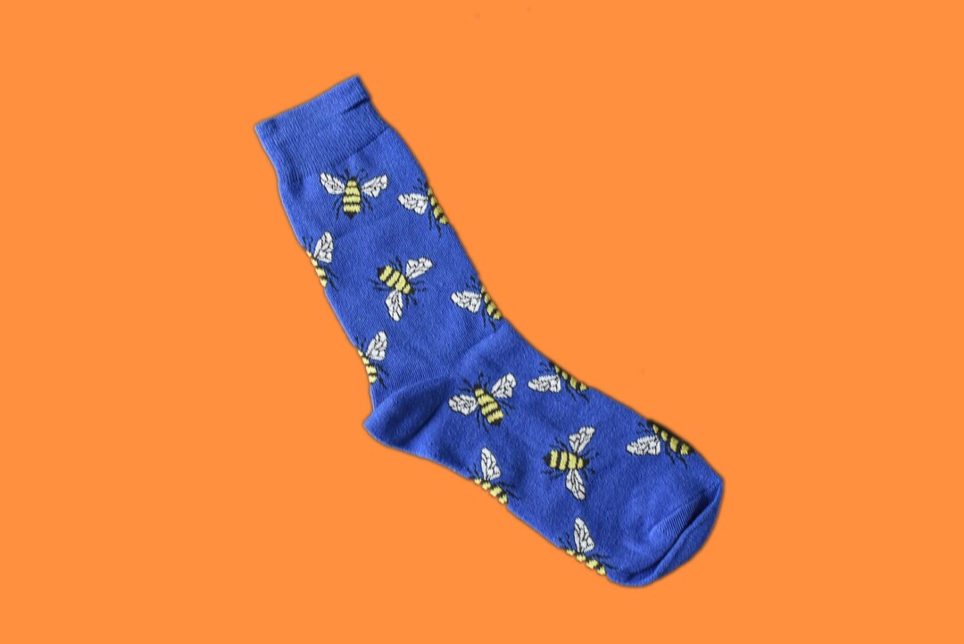 Honey Bee Socks Save the Bees Socks Busy Bee Socks Etsy