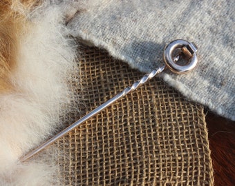 Robe needle ring head needle ring needle 700 - 1100 AD. Viking ring needle bronze needle reenactment hairpin hairpin pin needle RN5
