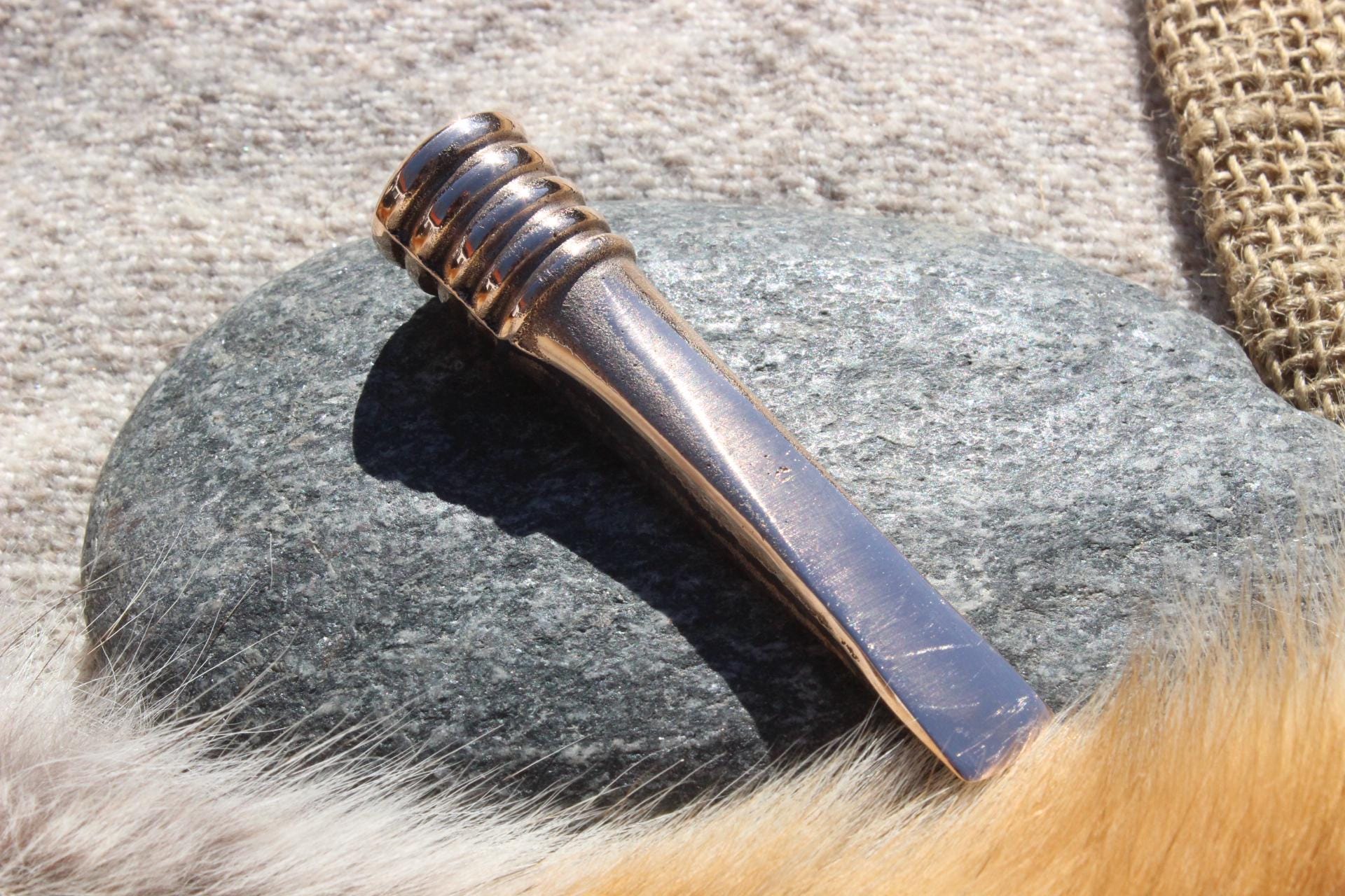 Bronzemeissel Bronzezeit um 1000v.Chr. Stemmeisen Stechbeitel Spätbronzezeit Hammer H09