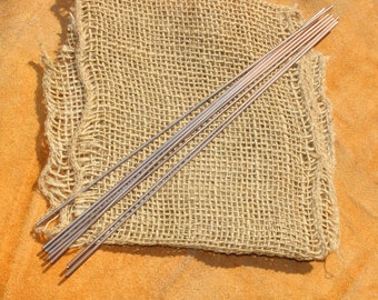 Bronze rods 8 pieces 2 mm x 250 mm Bronze rod hard Bronze wire Bronze round material hard