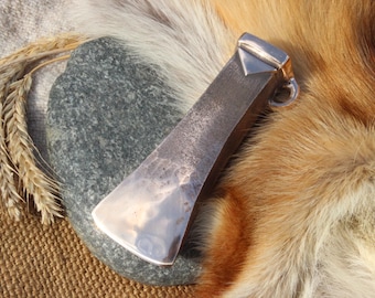 Socketed axe circa 1000-800 BC. Classic axe from the Late Bronze Age, forged axe blade for reenactment and living history D55