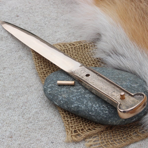 Copper Knife Handle Etsy