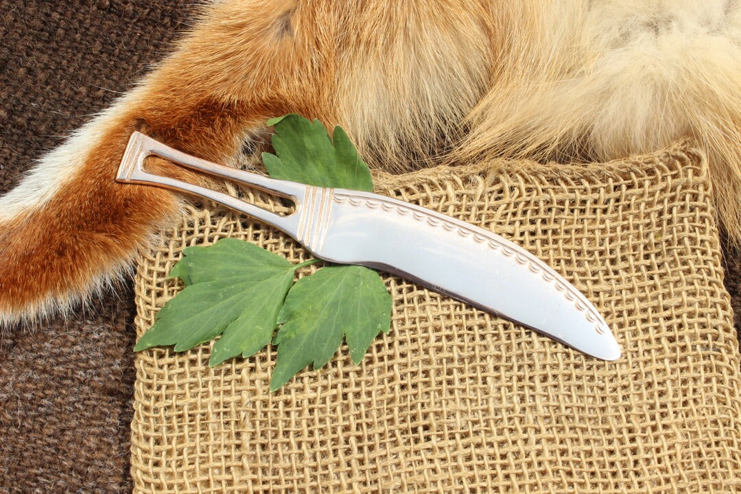 Frame Handle Knife Bronze Knife Ring Handle Knife Garden Knife Etsy