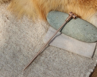 Cypriot bow pin, dress pin, Early Bronze Age, Bronze Age hairpin, bow-headed bronze pins. 17th-16th century BC. SK89