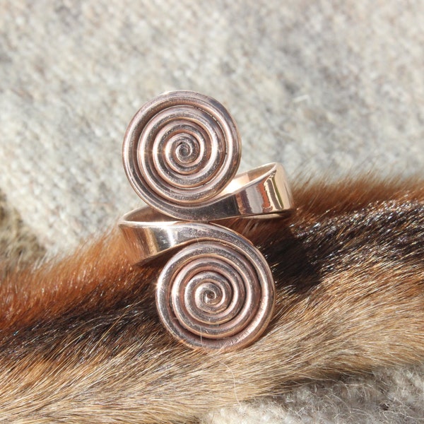 Fingerring Spiralring Bronzezeit bis Eisenzeit Fingerschmuck Bronzeage Ironage Bronze FR2