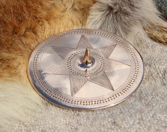 Belt disc made of "molzen" type "discs with star pattern" Sundisk belt plate Bronze Age women's costume REENACTMENT ca. 1400 BC 440