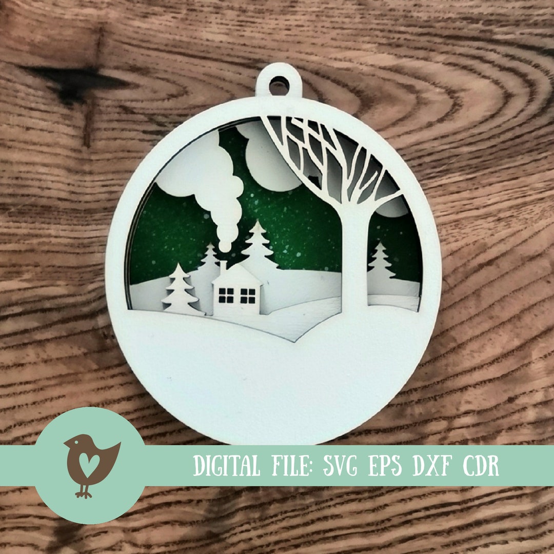Christmas Ornament SVG Etsy