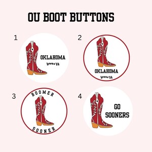 OU drawn boot buttons