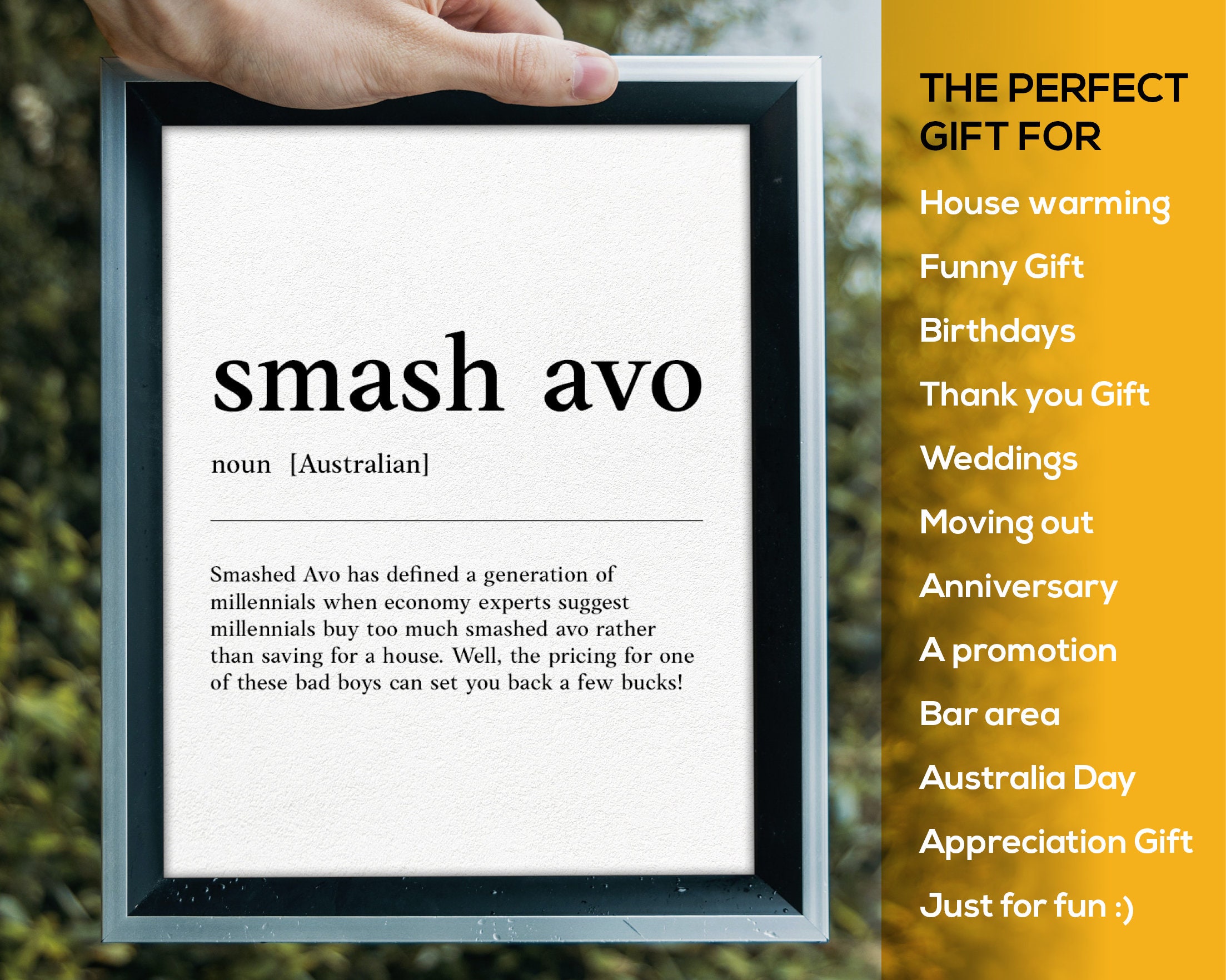 Smashed Avo Drunk Funny Australian Slang, Phrase and Humor