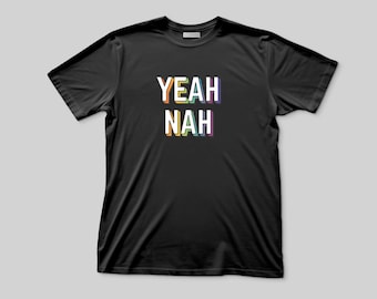 Yeah Nah Saying / Camiseta australiana divertida con jerga australiana, frase y camiseta con definición de humor / Regalo para amigos y familiares