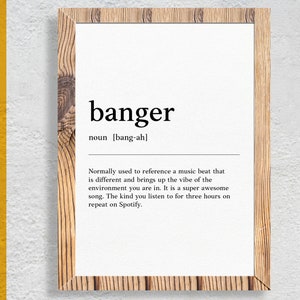 Armreif | Guter Song | Lustige australische Slang, Phrase und Humor Definition für Ihre Wandkunst | Digitaler Download | Kunstdruck