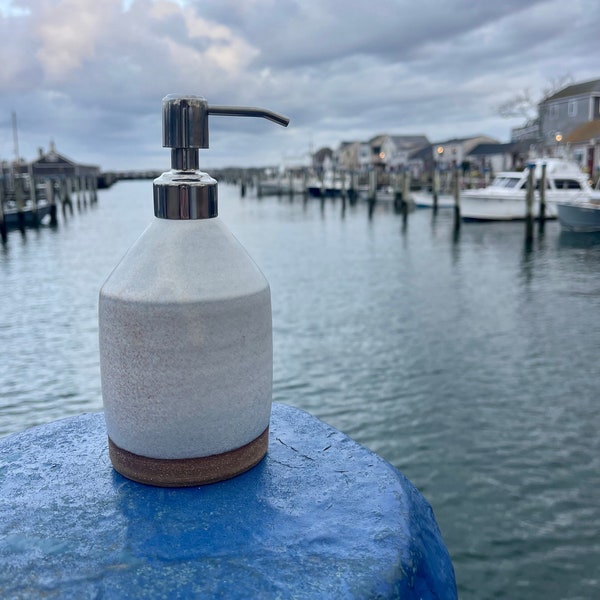 Handmade Ceramic Soap Dispenser Etsy
