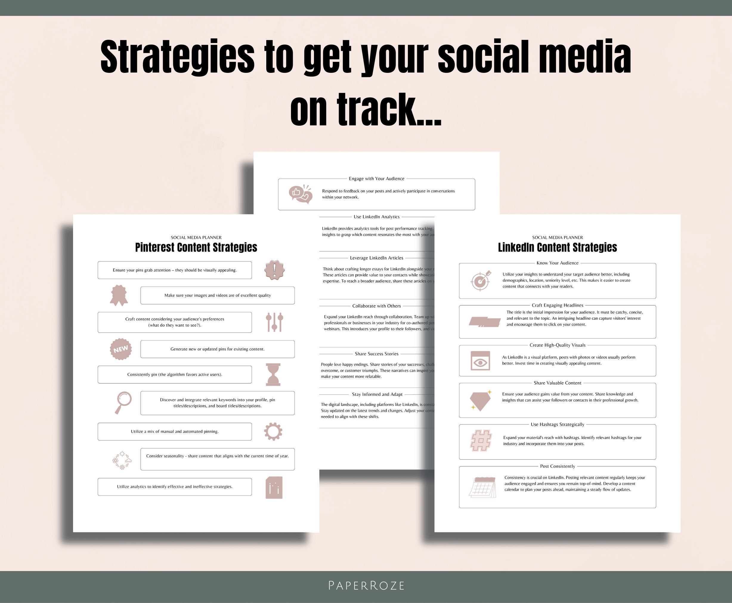 The Ultimate Social Media Planner 2024 2026, Entrepreneur Business