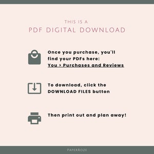 2024 Quarterly Goal Planner | Printable Weekly Planner, Digital Goal ...