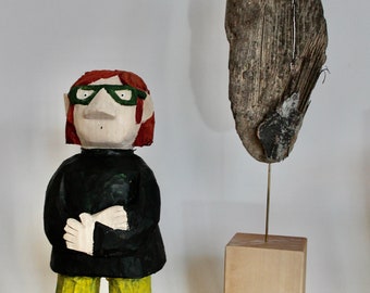 Holzfiguren, Skulptur, Holzskulptur, geschnitzte Figur