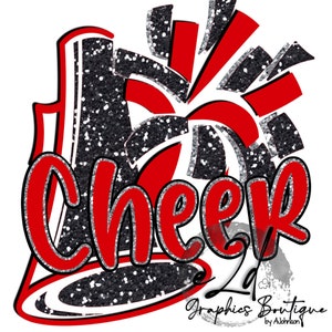 Customizable Cheer image - PNG file. Purchase includes image shown (Cheer) & the option to personalize - for ONE PRICE!