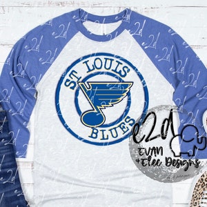 St Louis Blues Shirt Net Pattern Logo St Louis Blues Gift