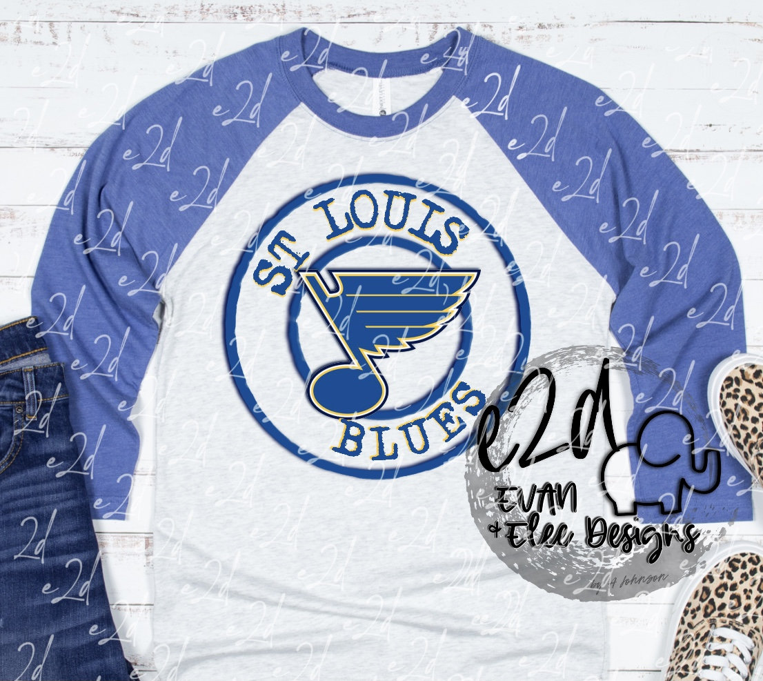 St Louis Blues Shirt Cardinals Red White Blues St Louis Blues Gift