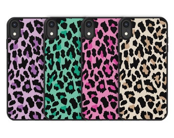 Custodia per iPhone con stampa leopardata