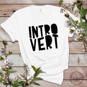 Introvertiertes T-Shirt T-Shirt