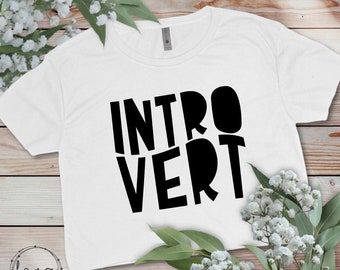 Camiseta recortada Crop Top introvertida