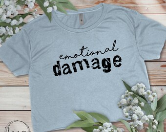 Emotional Damage Tik Tok Crop Top Cropped Tee T-Shirt