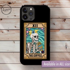 Tarotkaart "The Coffee" iPhone-hoesje