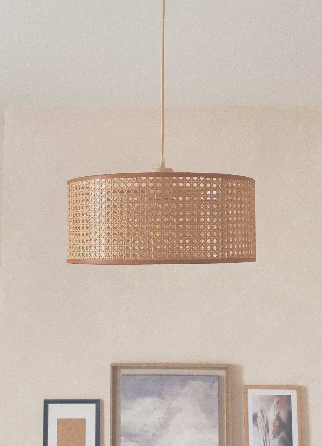 Rattan Cane Light Shade Cover Home Decor Etsy Australia