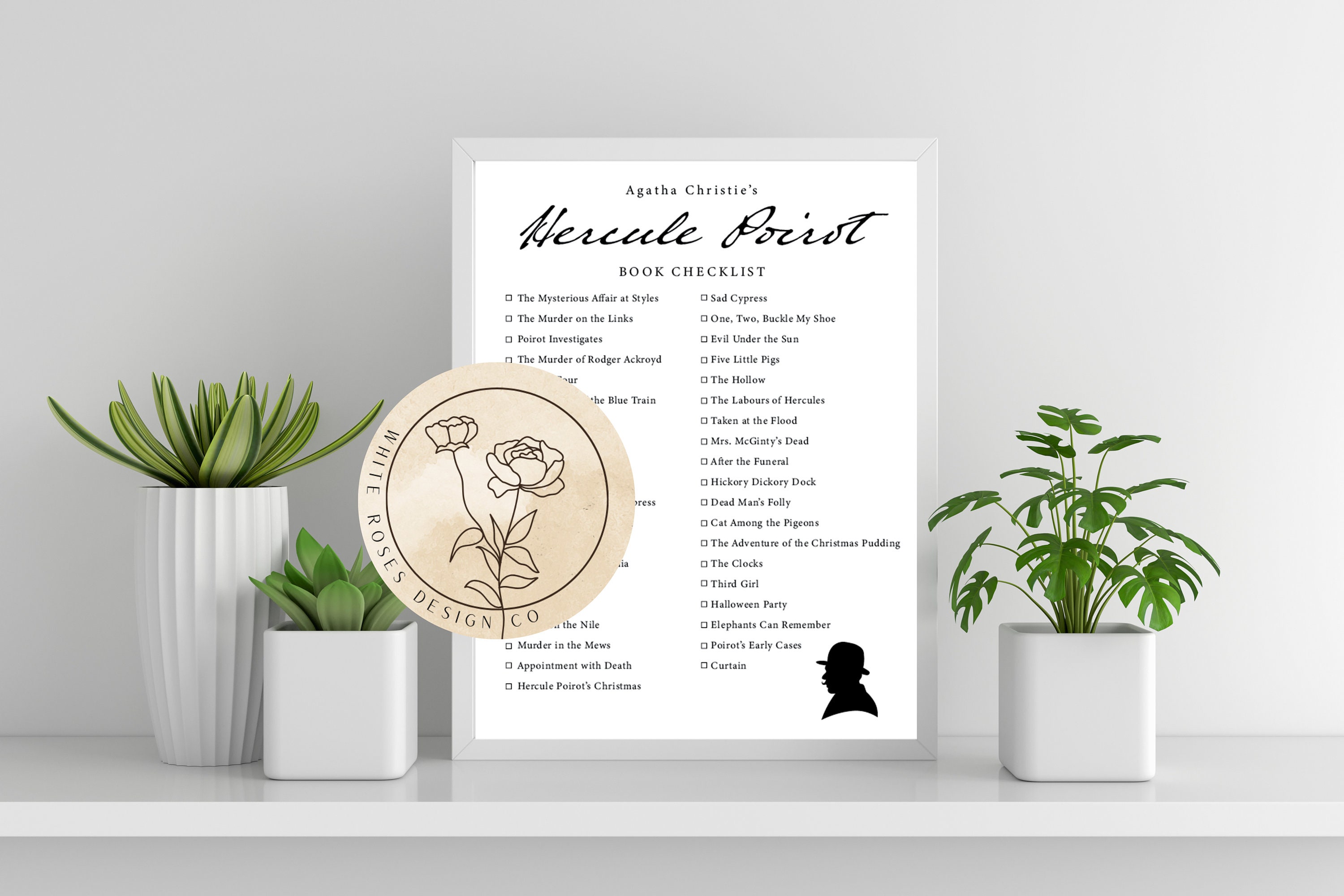 Agatha Christie Book Checklist - Etsy