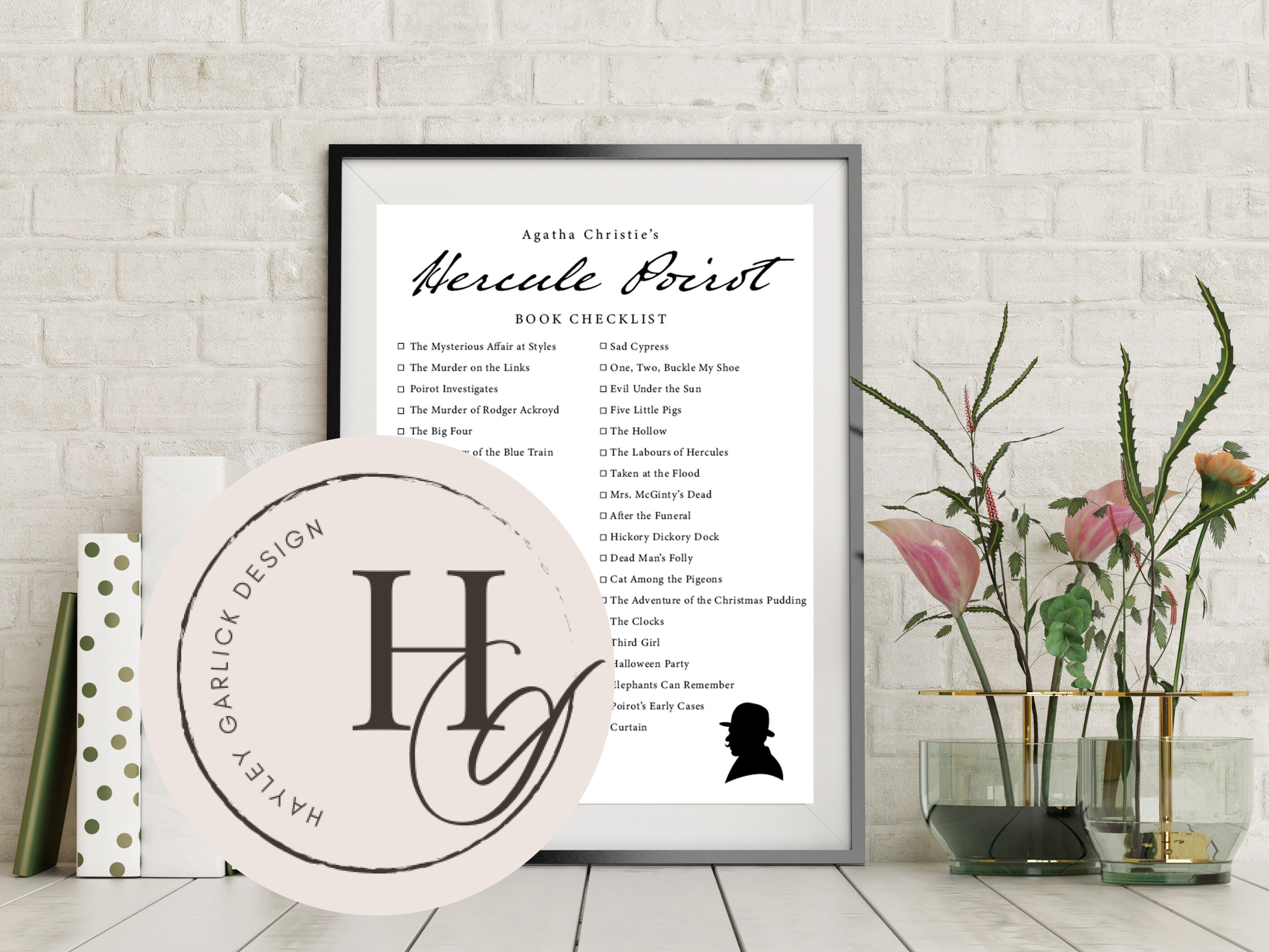Agatha Christie Book Checklist - Etsy