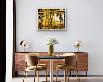 Chocolate Dreams , Large wall painting, handmade,  A collection 2 of 2, LiLoByLiLo