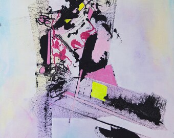 King and Queen  , Large wall art, Handmade, Acrylic abstract, Real painting, Dance, Vibrant colors,  LiLoByLiLo