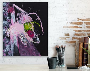 Acrylic abstraction, Wall art, Handmade, Festive sky, Freedom, Fireworks, A lot of joy and pride,Good vibes, Holiday, LiLoByLiLo