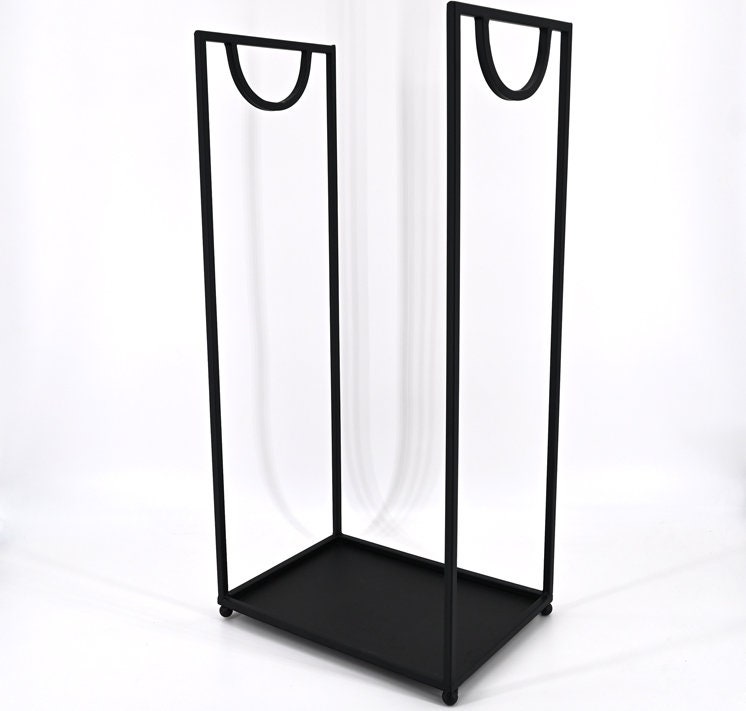 Firewood Stand Fireplace Wood Shelf Log Rack Metal Wood Etsy