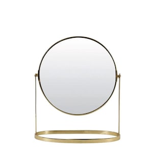 Nibia sminkspegel från Light & Living, bordsspegel, guld (40675)