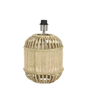 Table lamp lamp base ALIFIA by Light & Living lamp Ø25 cm bamboo + strap (8199630)