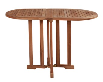 Butterfly Table Balkontisch Klapptisch Gartentisch Teakholz braun