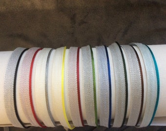 Solid Colour Bookbinding Headbands & Tailbands- 50cm - Choose Colour