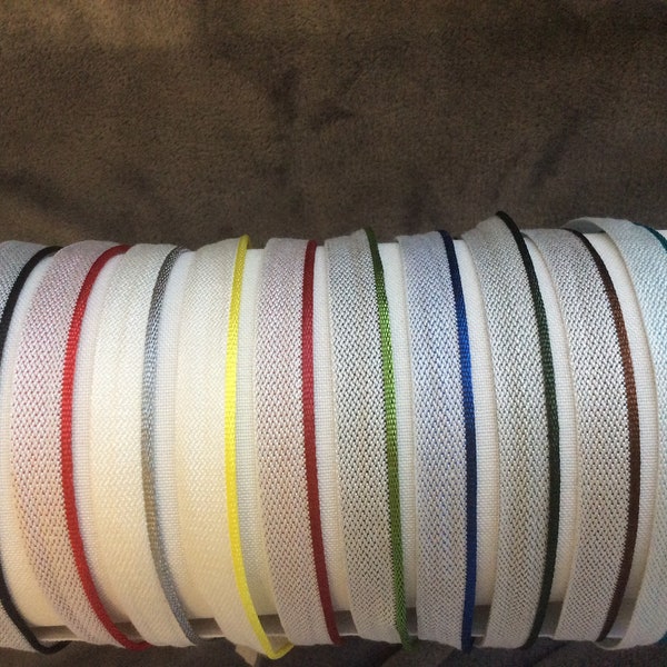 Solid Colour Bookbinding Headbands & Tailbands- 50cm - Choose Colour