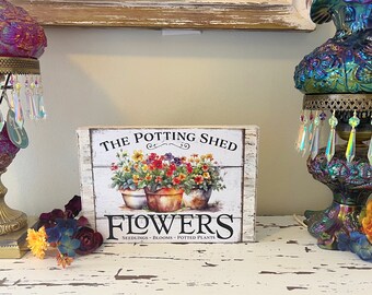 Farmhouse Flower Sign