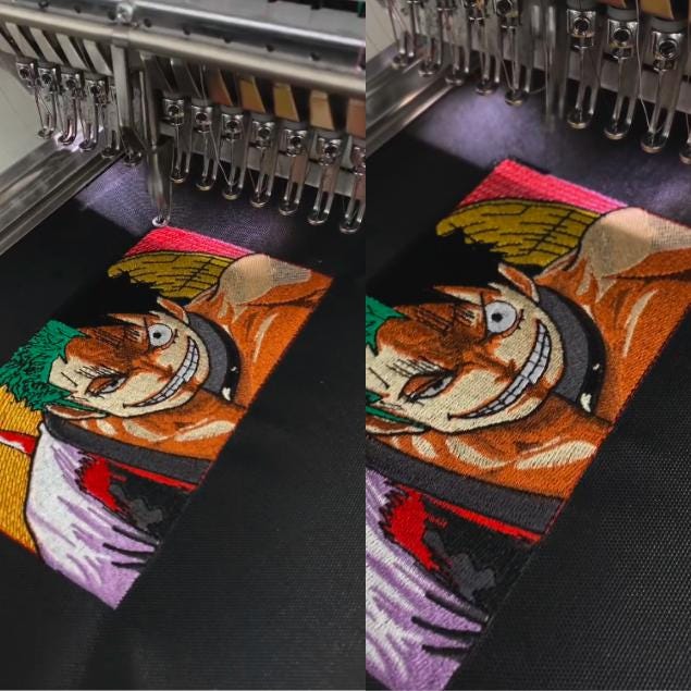 Luffy Embroidery - Etsy Luffy Embroidery - Etsy