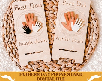 Fathers day phone stand svg, phone stand svg, fathers day svg, dad svg, dad gift svg, grandpa gift svg, grandpa svg, fathers day gift svg