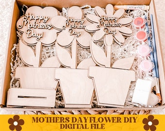 Muttertag diy kit svg, Muttertag Geschenk svg, Muttertag Blumen svg, diy Kit svg, Mutter svg, Muttertags svg, Blumen svg, Mutterblume