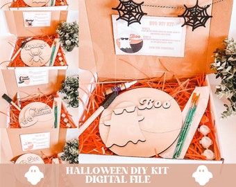 Halloween DIY kit svg, halloween DIY svg, halloween svg, halloween kit svg, halloween decor svg, halloween svg file, ghost decor svg, spooky
