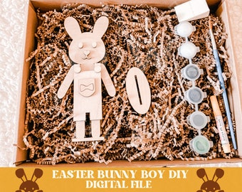 Easter paint kit svg, easter bunny diy kit svg, easter bunny svg, easter diy kit svg, easter svg, bunny diy kit svg, bunny svg, paint diy