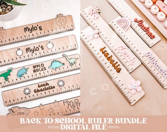Ruler file bundle svg, ruler svg, teacher ruler svg, back to school ruler svg, end of the year gift, school gift svg, school material svg