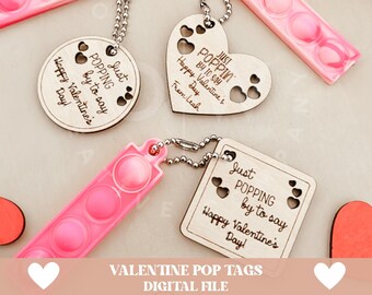 Valentine pop tags svg, valentine tags svg, valentine gifts svg, valentine school gift svg, valentine svg, heart svg, pop tags svg, tags svg