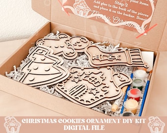 Christmas cookies diy svg, christmas cookies ornament svg, DIY kit svg, DIY ornament svg, cookies svg, cookies ornament svg, christmas svg